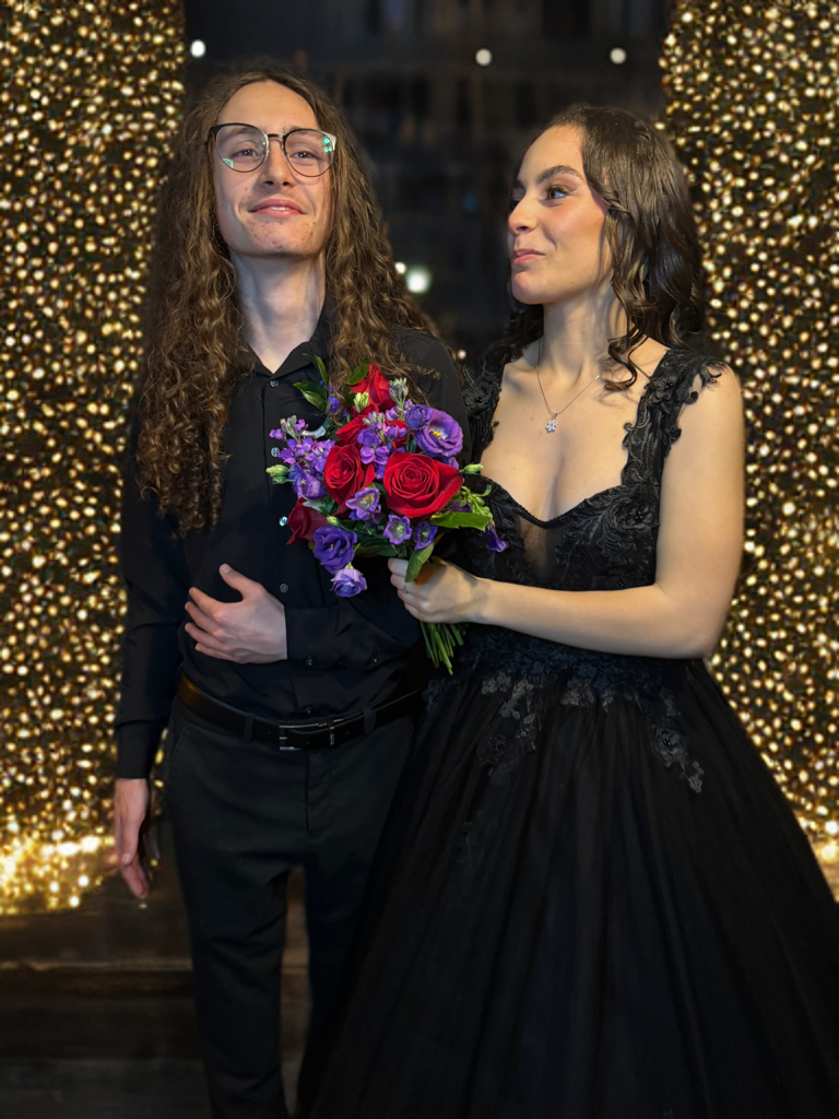 Brooklyn in warm prom lights